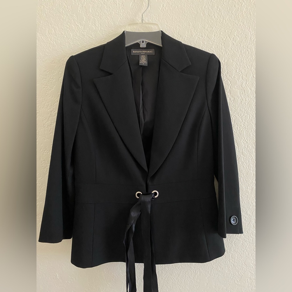 Banana republic ribbon blazer